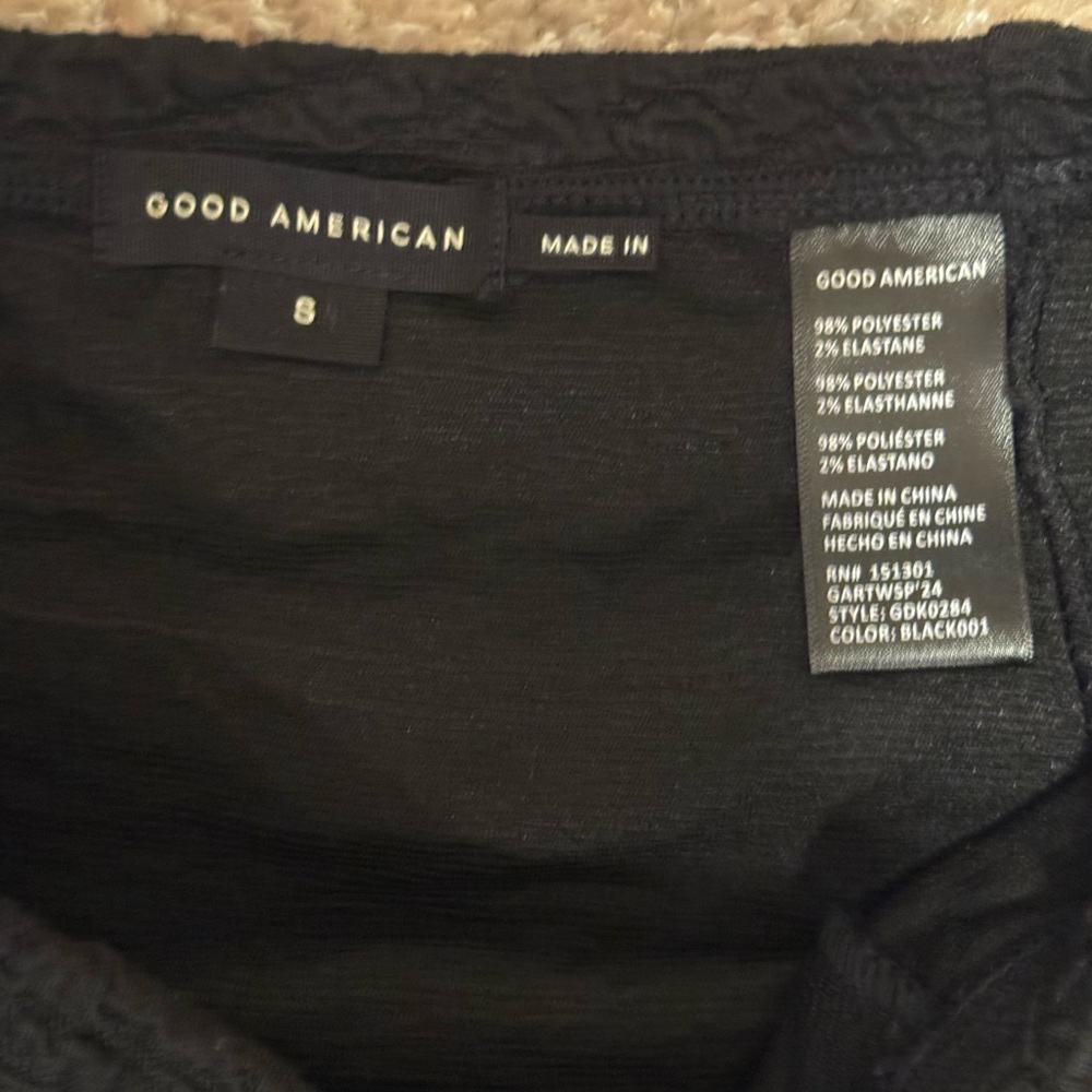 NEW Good American Textured Midi Skirt - Picture 6 of 7